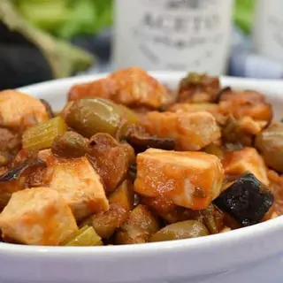 Caponata di pesce .