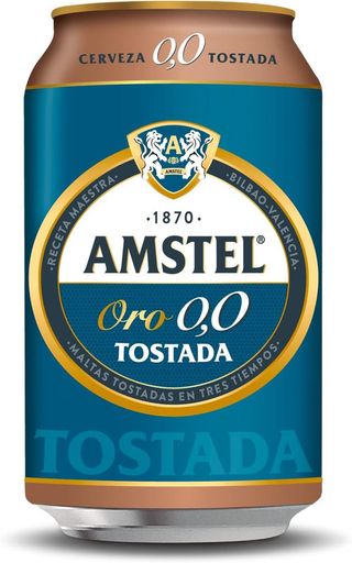 Cerveza Amstel tostada 0.0 (330 ml.)