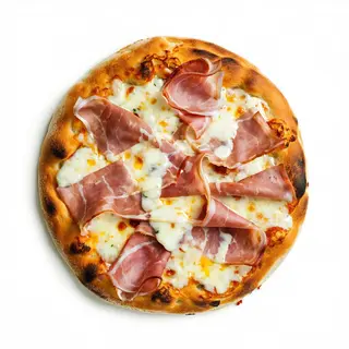Pizza bianca - prosciutto cotto