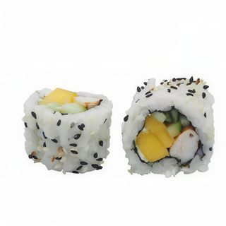 A16 Uramaki Camarão e Manga 8 Unidades