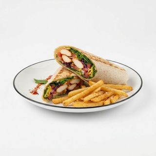 Chicken Wrap & Chips