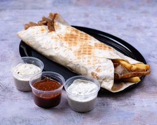 Durum Amerykański z frytkami