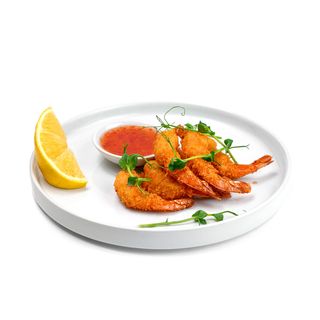 Creveți crocanți cu sos sweet chilli