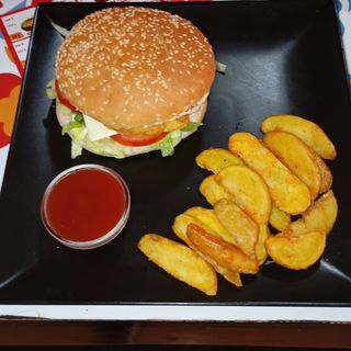 Menú Hamburguesa pollo N