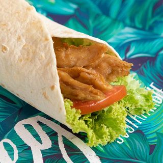 Wrap de pollo vegano