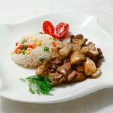 Курица с грибочками