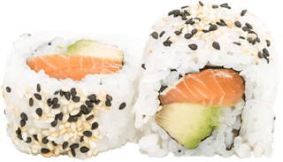 632-Uramaki sake avocado