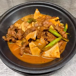 Ternera salteada con verdura estilo thal 