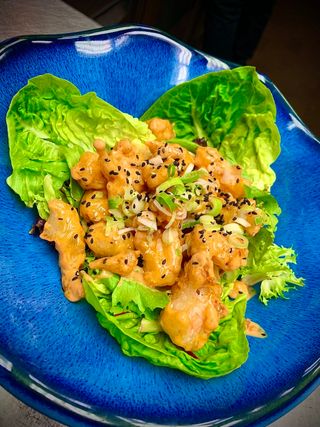 Popcorns de Langostino en Tempura