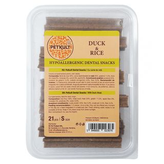 Recompense caini Petkult, bat. Hipoalergenice, Rata & Orez, 21 buc