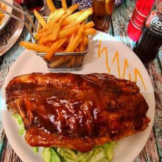 Costillas a la barbacoa