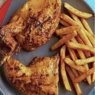 Menú 1/2 pollo a la parrilla