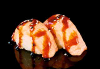 Nigiri salmone flambè 2 pezzi