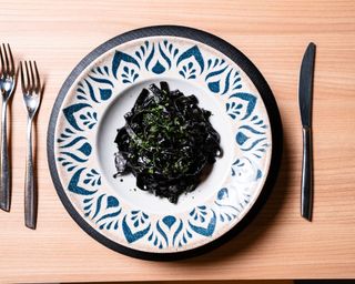 Tagliatelle al nero di seppia