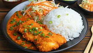 Ryba chrupiąca w sosie curry 350g