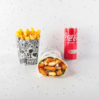 Crispy chicken menu rulla
