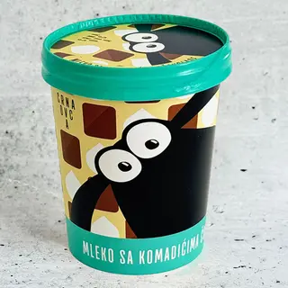 Mleko sa komadićima čokolade 300g