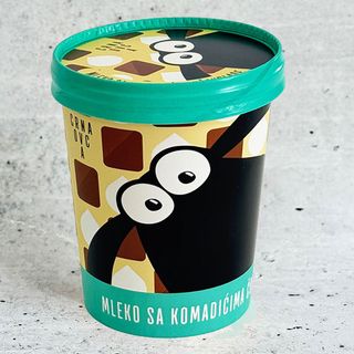 Časica - mleko sa komadićima čokolade