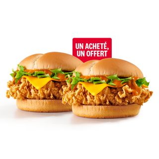 Bogof Crunch Burger ( épicé sans laitue ni fromage)