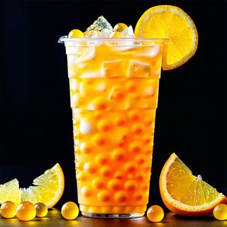 Orange Boba Ade