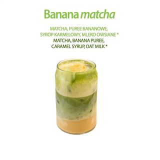 Banana matcha can