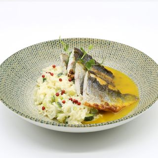 BIBAN DE MARE CU SOS DE PORTOCALE