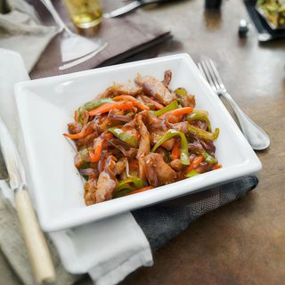 Ternera con verduras