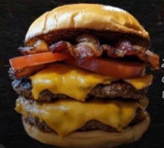 Bacon double burger