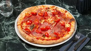 Pizza affumicata 1+1