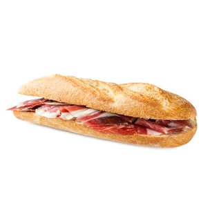 Bocadillo de jamón ibérico de bellota