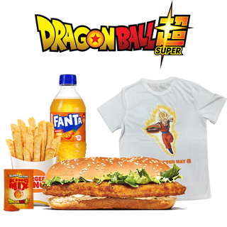 Menu Long Chicken® Super Saiyan Grande Com T-Shirt