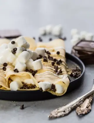 Crêpe Oreo banane  nutella