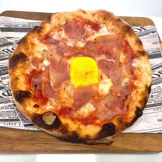 Pizza Bismark (familiar)