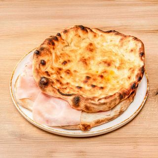 Focaccia con prosciutto cotto