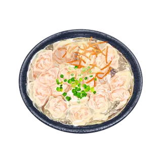 Wonton in zuppa