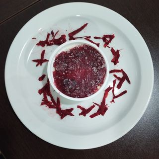 Panna Cotta com Frutas Vermelhas (caseiro)
