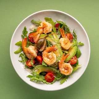 Салат з креветками