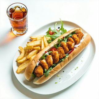 Menù chicken baguette