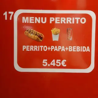 Menú De Perrito