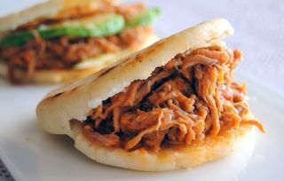Arepa con carne