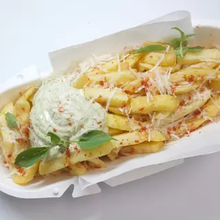 Frites au Basil & Parmigiano