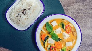 Keang Lueng Vegan - żółte curry z warzywami i tofu