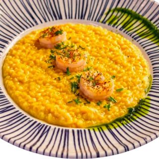 Risotto De Langostinos Y Chipirones