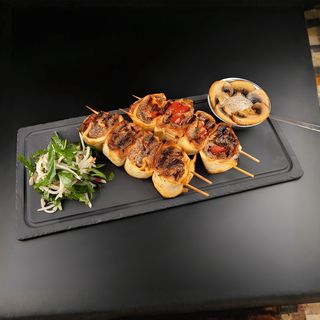 Шашлычки с мраморной говядиной