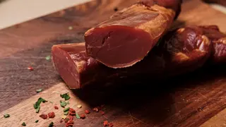 Mușchiuleţ / File crud afumat de porc Mangaliţa