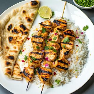 Chicken malai tikka sizzler