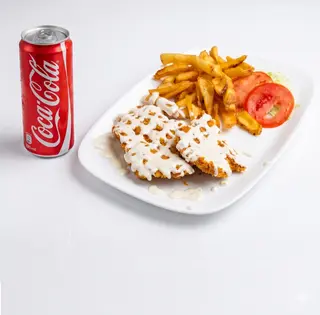 Combo hrskava piletina velika + Coca Cola