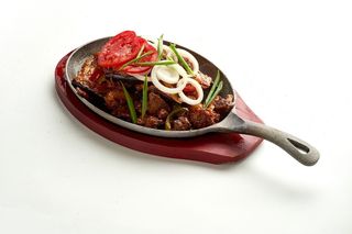 Баранина на жаровне