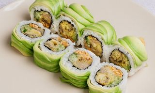 Uramaki boczniak w tempurze - 8 szt -