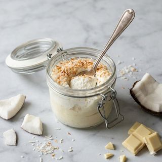 Mousse cocco e cioccolato bianco